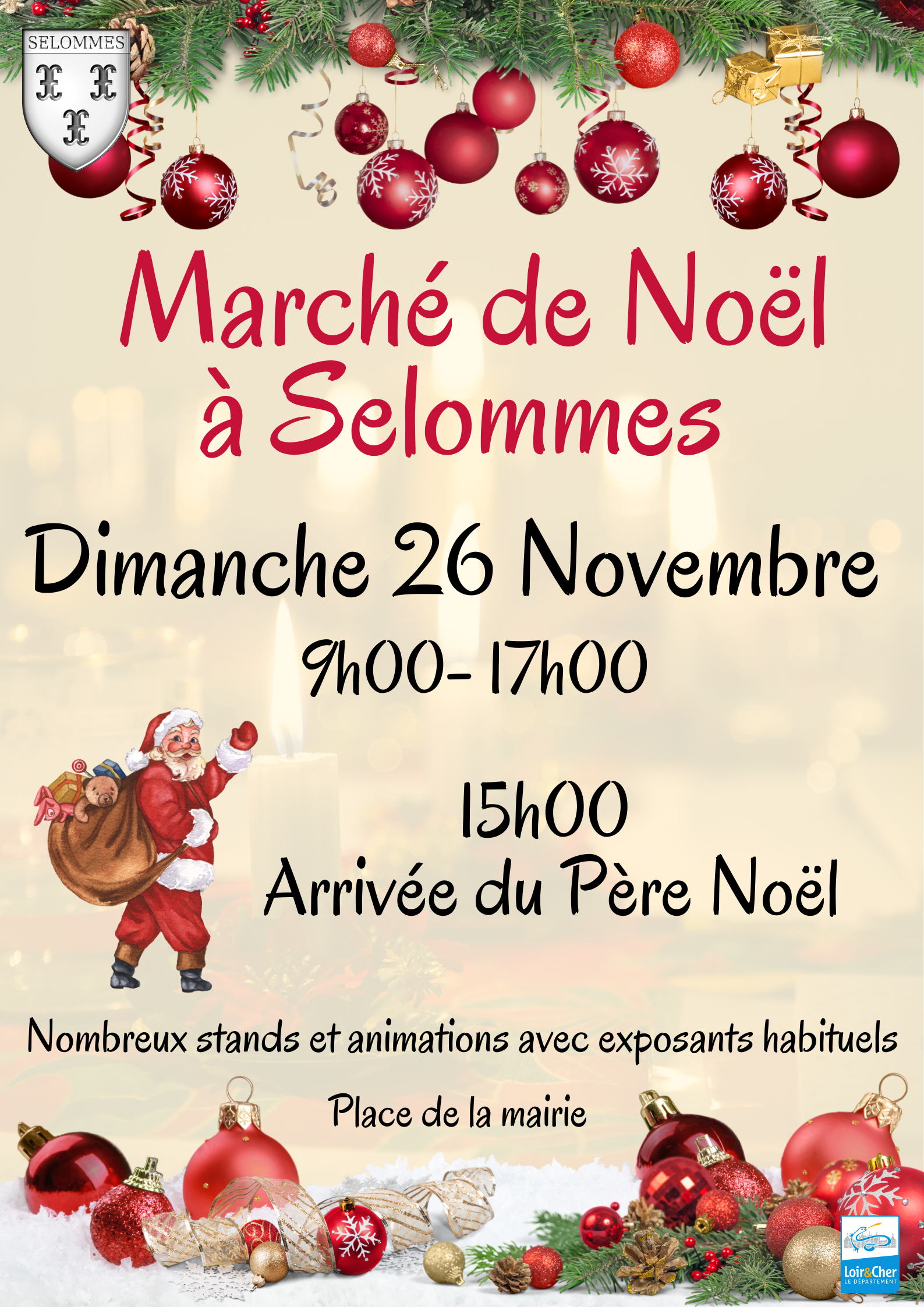 Marché de Noël à Selommes